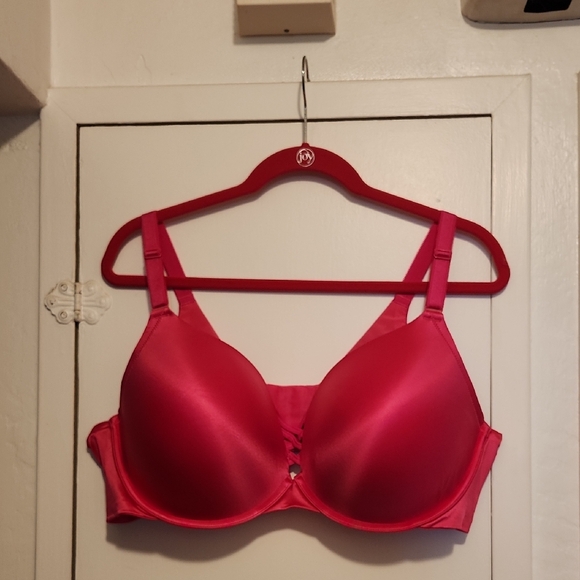 Torrid Curve Other - 🔥Torrid 360° Back Smoothing Push Up Plunge Elegant Fuchsia Satin Bra